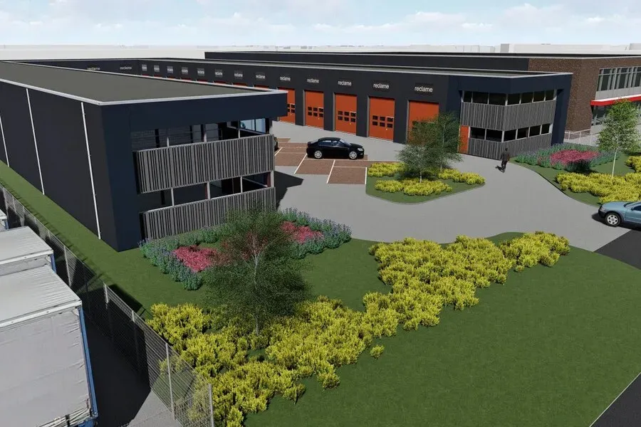 Nieuwe bedrijfseenheden in aanbouw in Heerhugowaard
