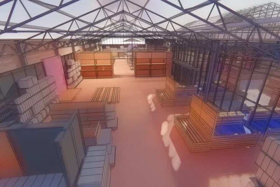 Ontwerp van een tuincentrum 1 Ontwerp van een tuincentrum 1
