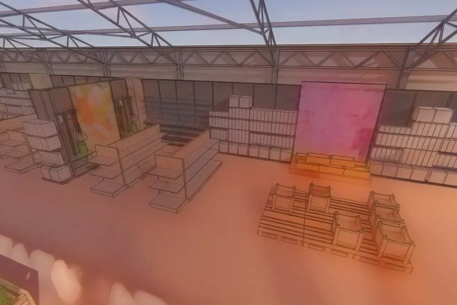 Ontwerp van een tuincentrum 2 Ontwerp van een tuincentrum 2