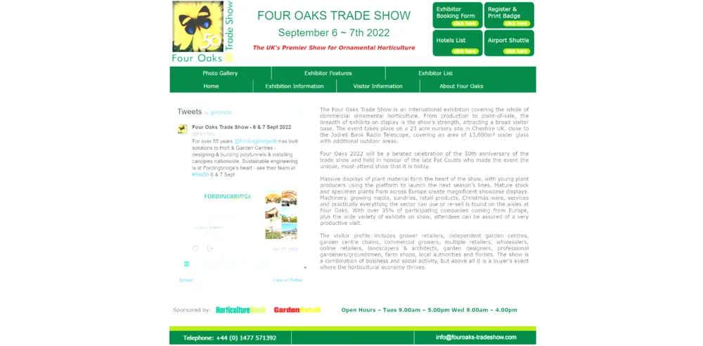 Four Oaks Trade Show